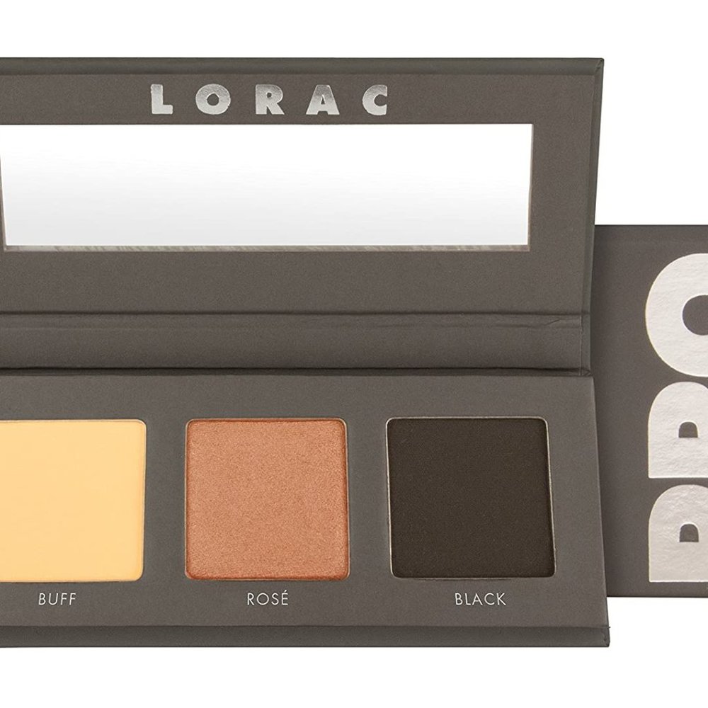 LORAC Pocket PRO 2 Eyeshadow Palette, Buff, Rose & Black New In Box
